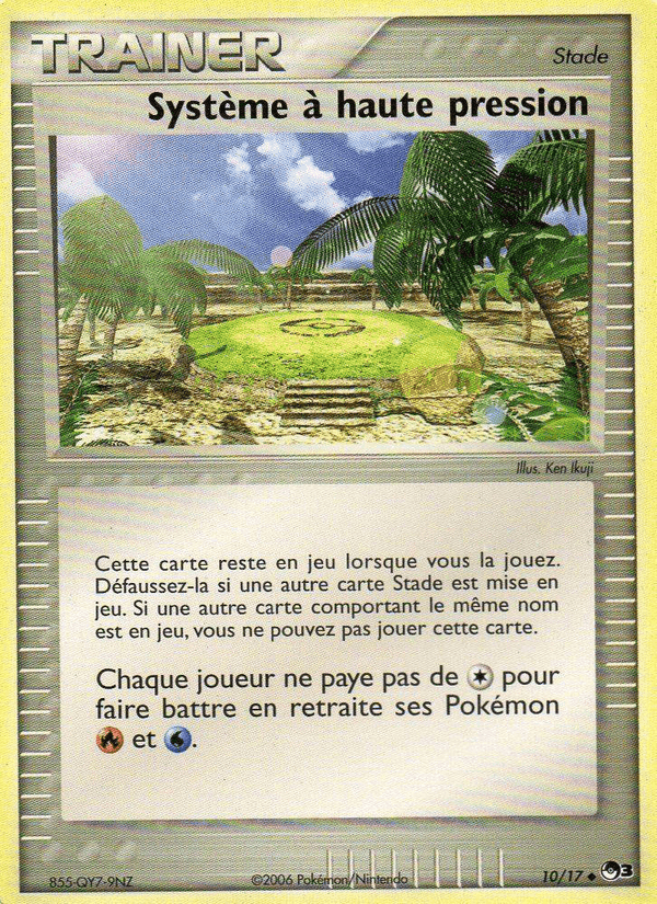 Système à haute pression, carte 10 de POP Série 3