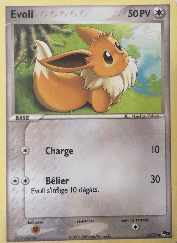 Evoli, carte 13 de POP Série 3