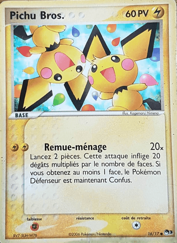 Pichu Bros., carte 16 de POP Série 3