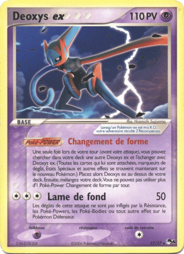Deoxys ex, carta 17 di POP Série 4