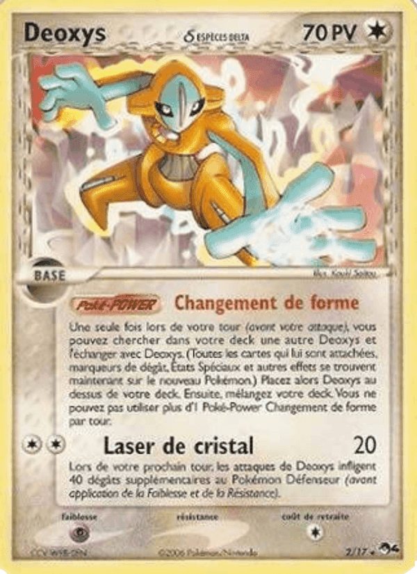 Deoxys δ, carta 2 di POP Série 4