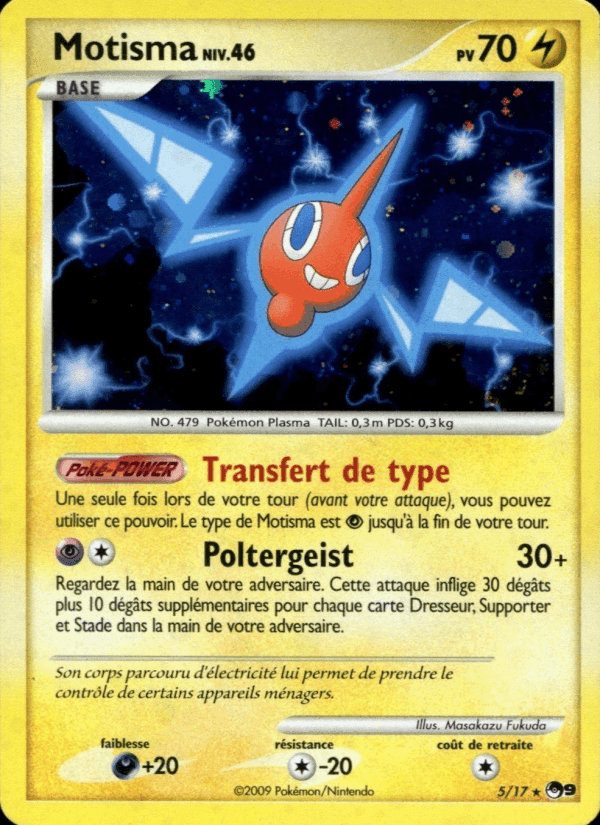 Motisma, carte 5 de POP Série 9