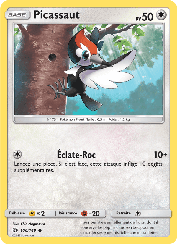 Picassaut, carte 106 de Soleil et Lune
