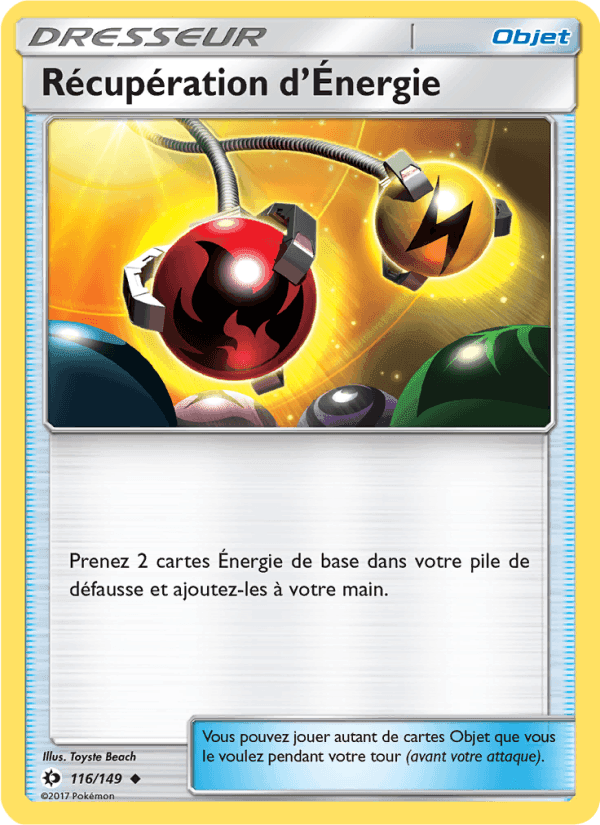 Récupération d’Énergie, card 116 from Soleil et Lune