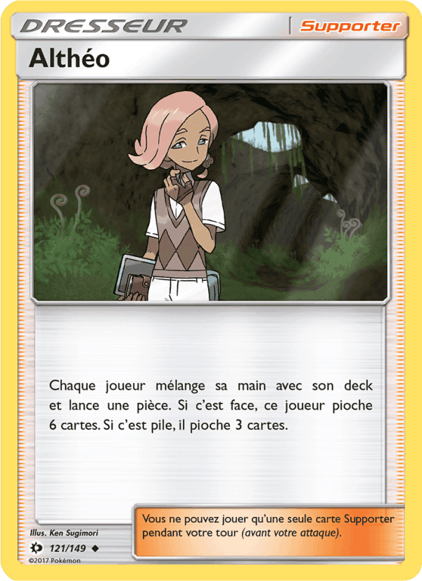 Althéo, carte 121 de Soleil et Lune