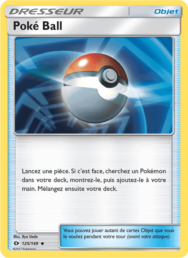 Poké Ball, carte 125 de Soleil et Lune