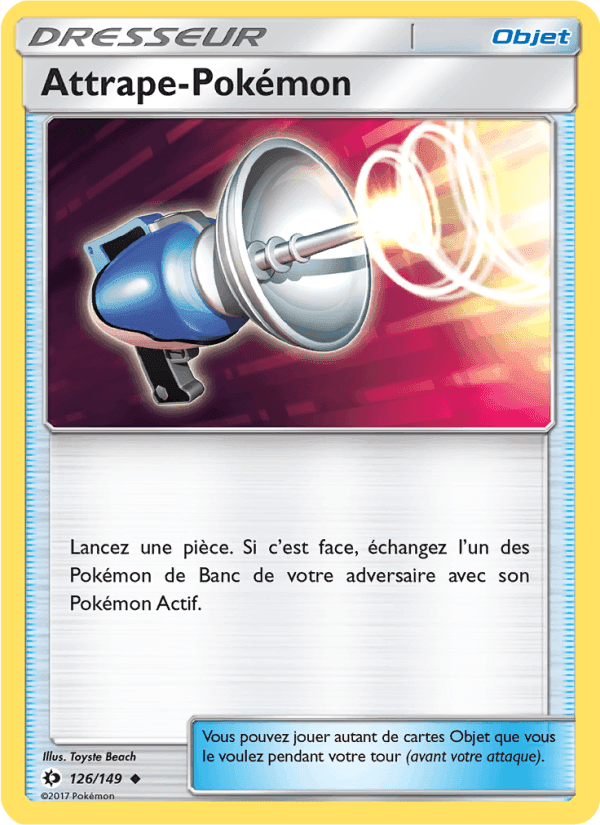 Attrape-Pokémon, carte 126 de Soleil et Lune