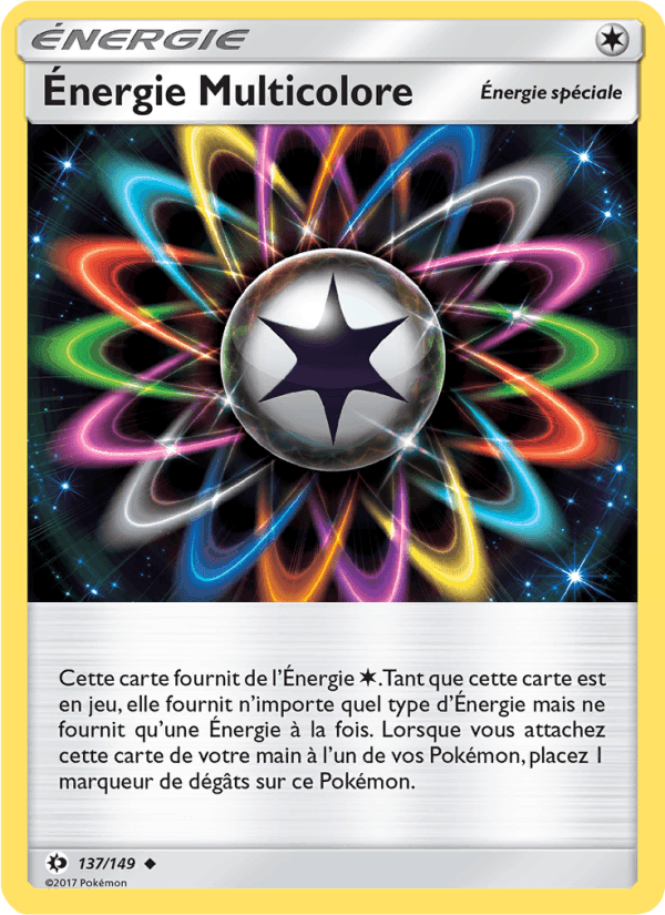 Énergie Multicolore, carte 137 de Soleil et Lune