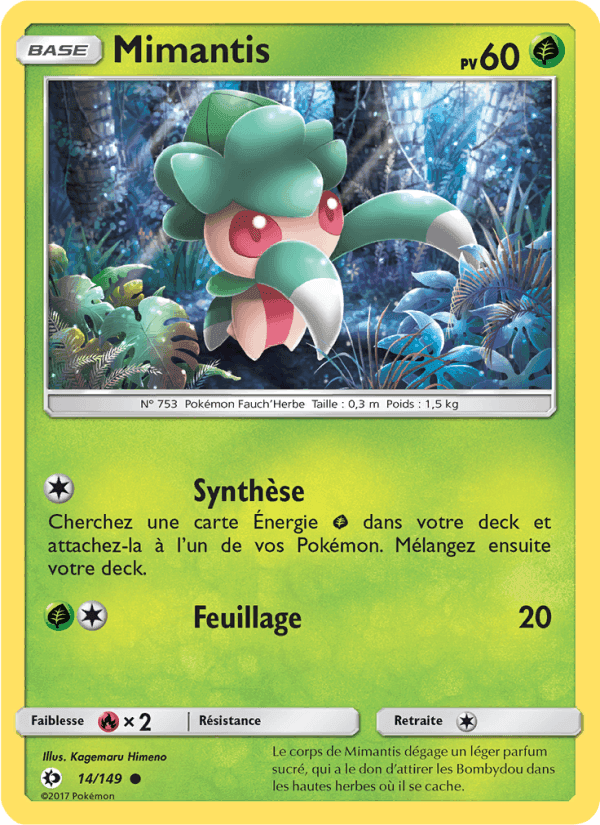 Mimantis, carte 14 de Soleil et Lune