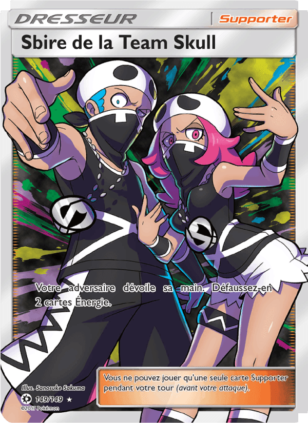 Sbire de la Team Skull, carte 149 de Soleil et Lune