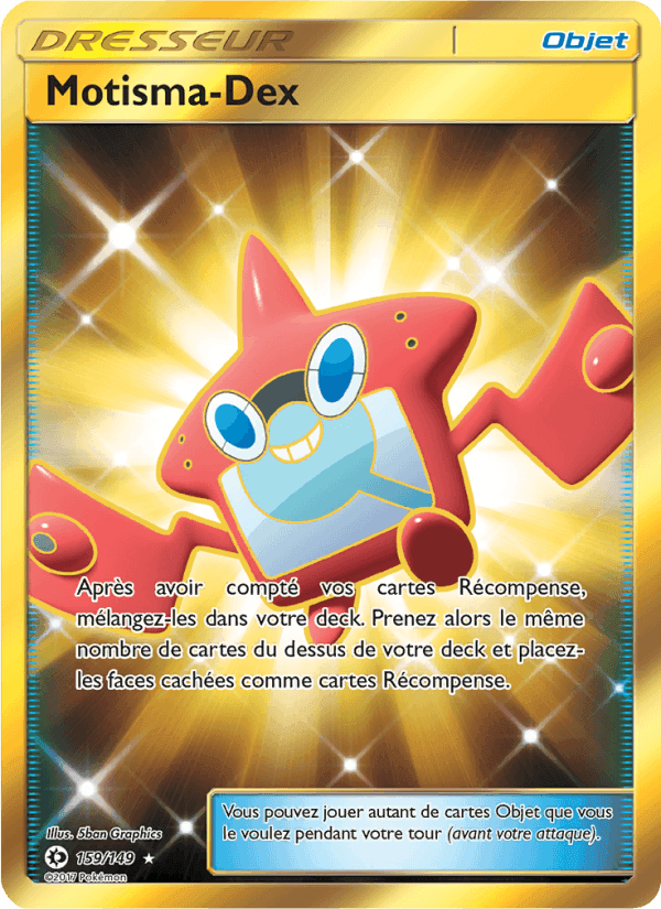 Motisma-Dex, card 159 from Soleil et Lune