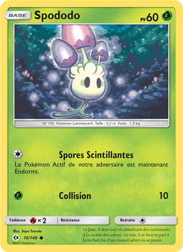 Spododo, carte 16 de Soleil et Lune