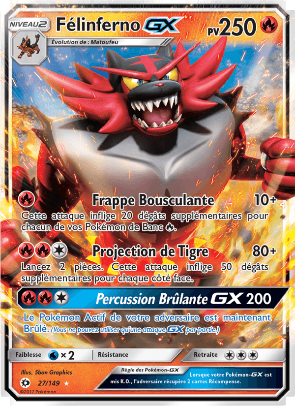 Félinferno GX, carte 27 de Soleil et Lune