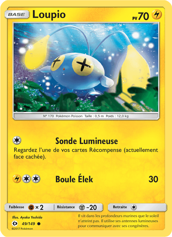Loupio, carte 49 de Soleil et Lune