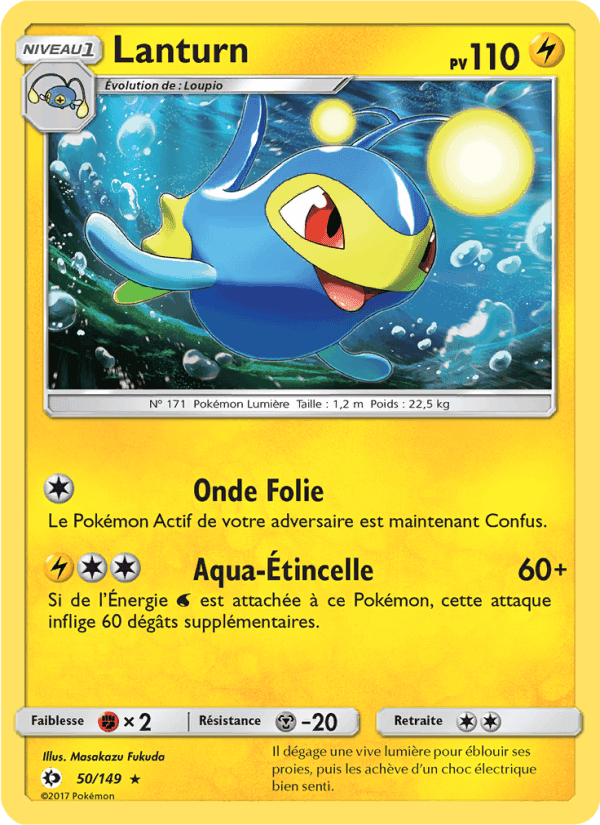 Lanturn, carte 50 de Soleil et Lune
