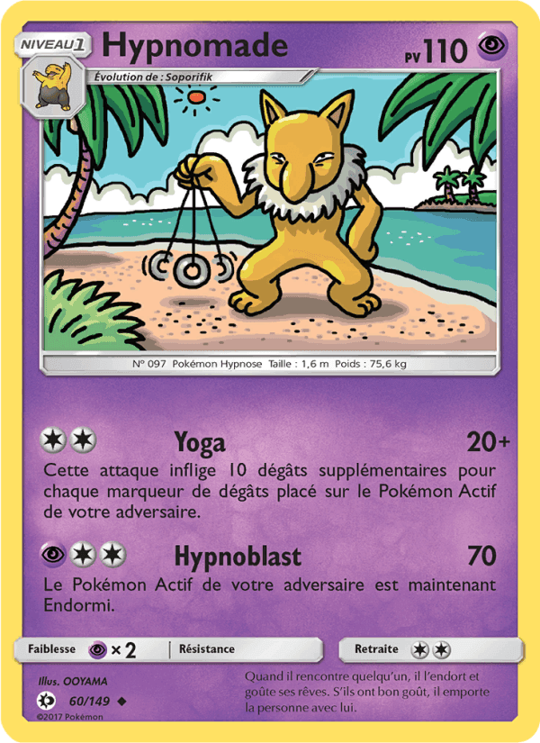 Hypnomade, carte 60 de Soleil et Lune
