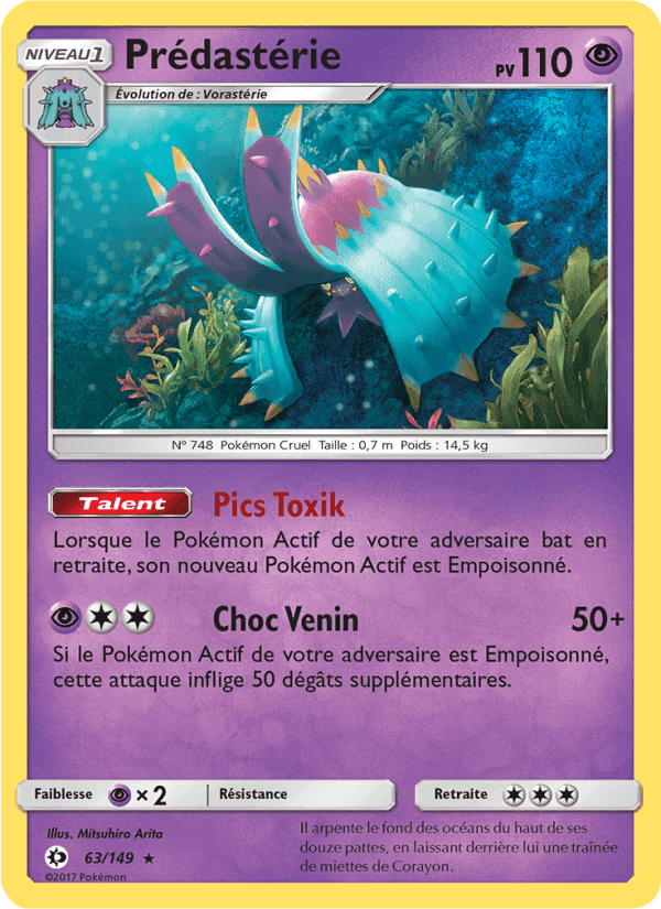 Prédastérie, card 63 from Soleil et Lune