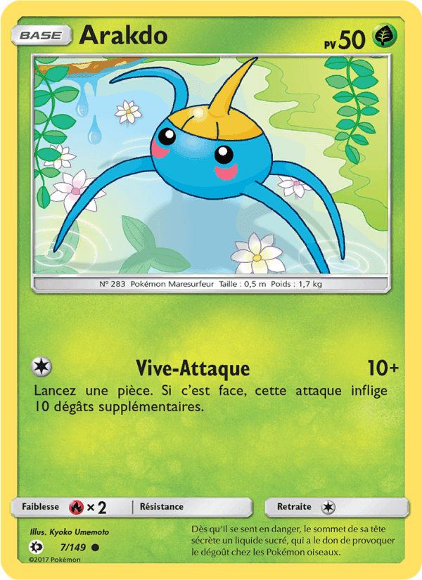Arakdo, carte 7 de Soleil et Lune