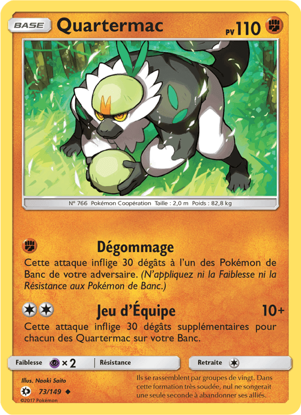 Quartermac, card 73 from Soleil et Lune