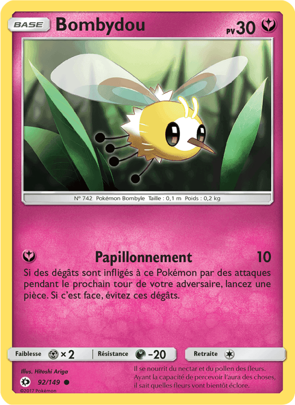 Bombydou, card 92 from Soleil et Lune