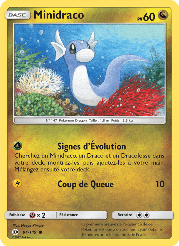 Minidraco, carte 94 de Soleil et Lune