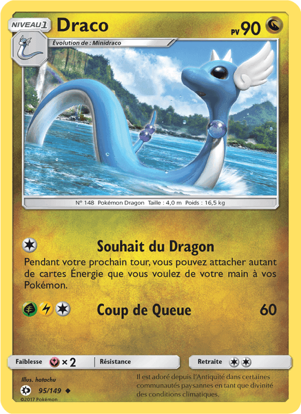 Draco, carte 95 de Soleil et Lune