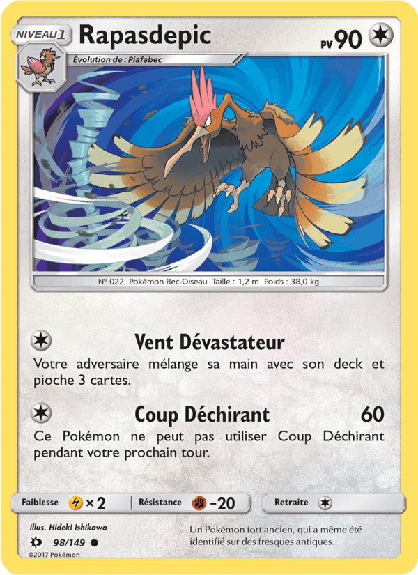 Rapasdepic, card 98 from Soleil et Lune