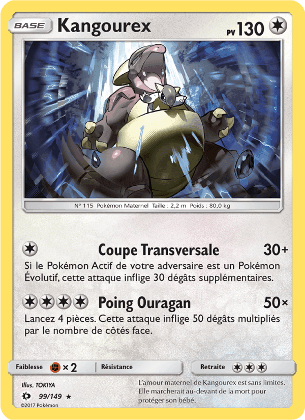 Kangourex, card 99 from Soleil et Lune