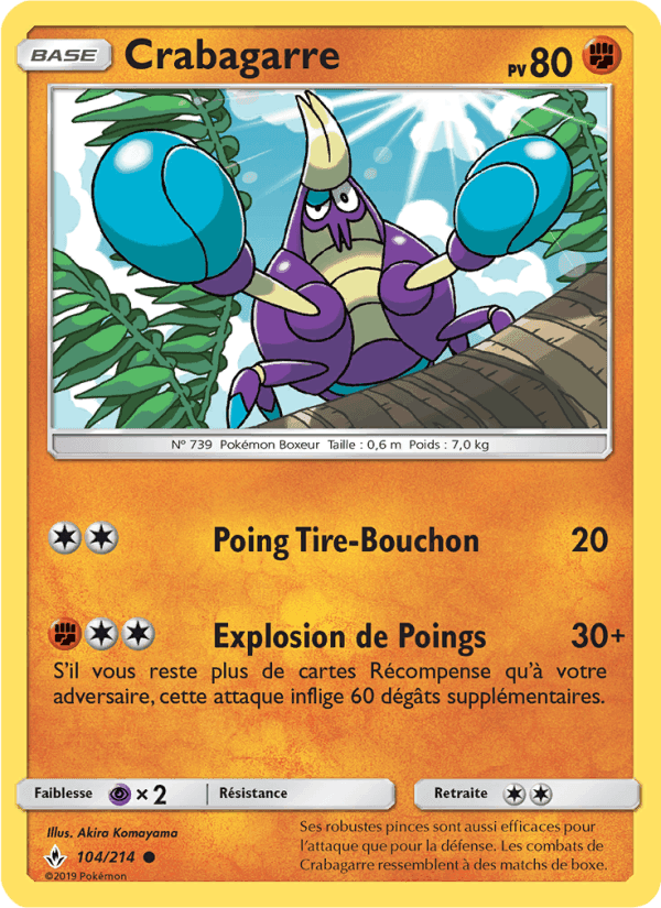 Crabagarre, card 104 from Alliance Infaillible