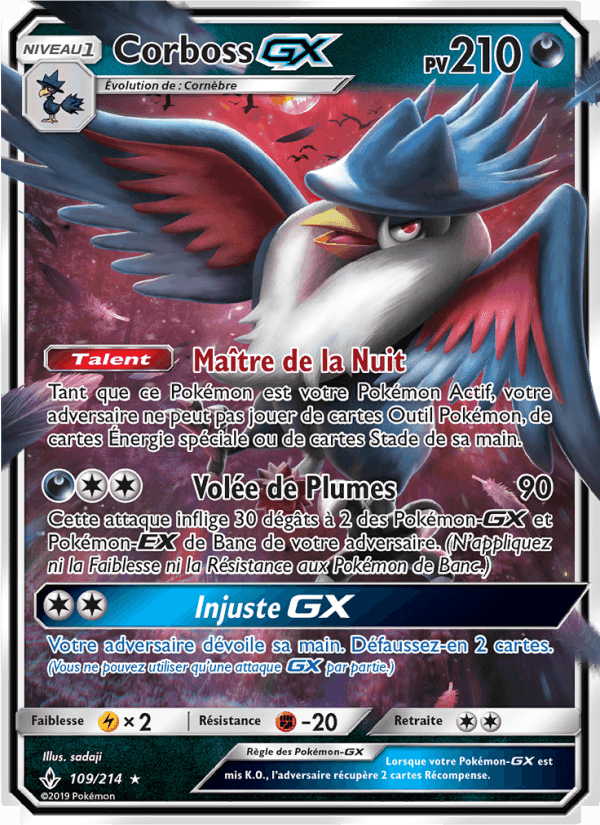 Corboss GX, carte 109 de Alliance Infaillible