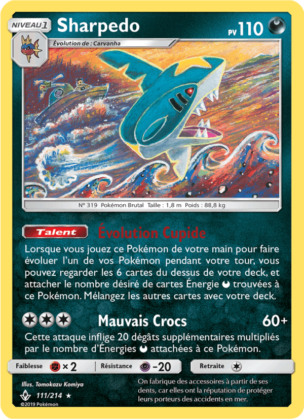 Sharpedo, carte 111 de Alliance Infaillible