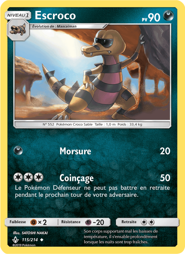 Escroco, carte 115 de Alliance Infaillible
