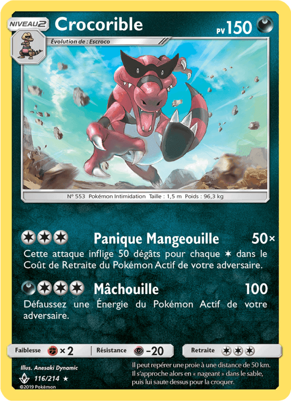Crocorible, carte 116 de Alliance Infaillible