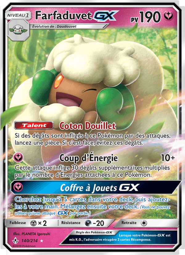 Farfaduvet GX, card 140 from Alliance Infaillible