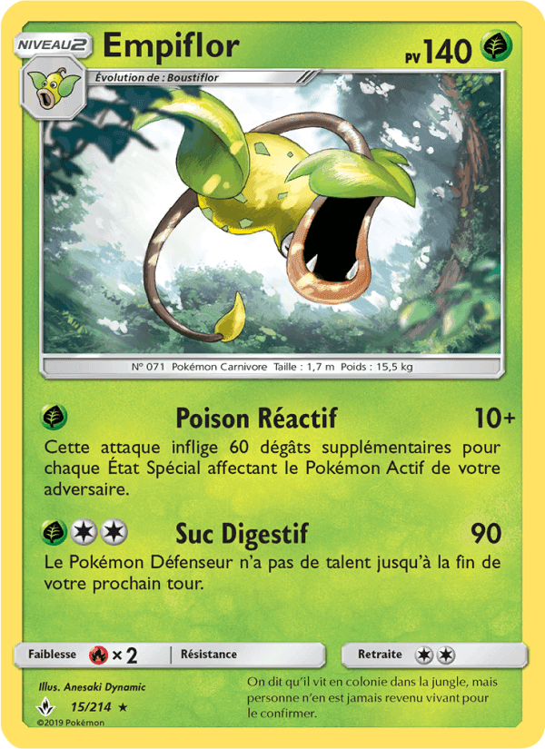 Empiflor, carta 15 de Alliance Infaillible