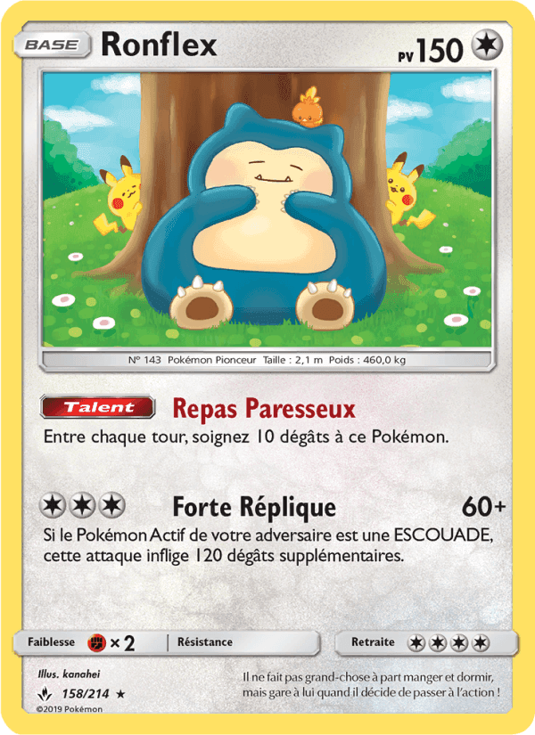 Ronflex, carta 158 de Alliance Infaillible