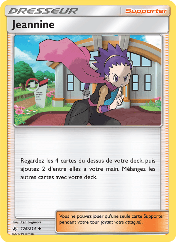 Jeannine, carte 176 de Alliance Infaillible