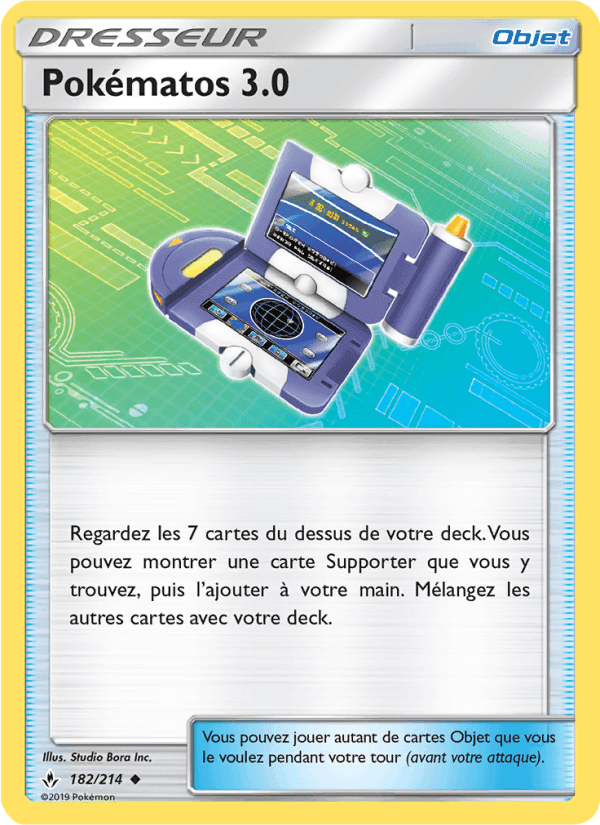 Pokématos 3.0, card 182 from Alliance Infaillible