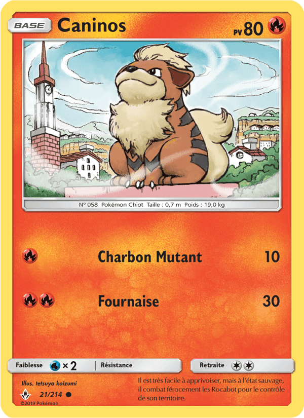 Caninos, carte 21 de Alliance Infaillible