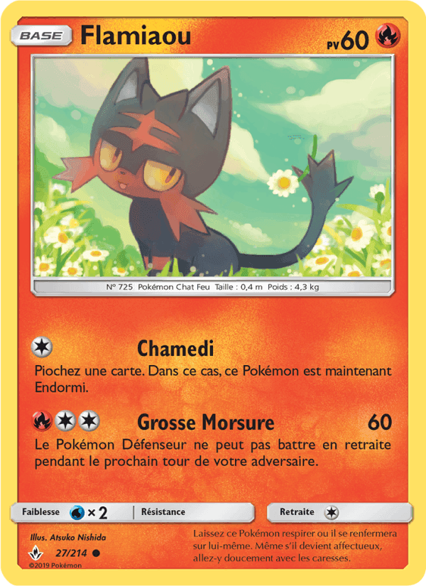 Flamiaou, carte 27 de Alliance Infaillible