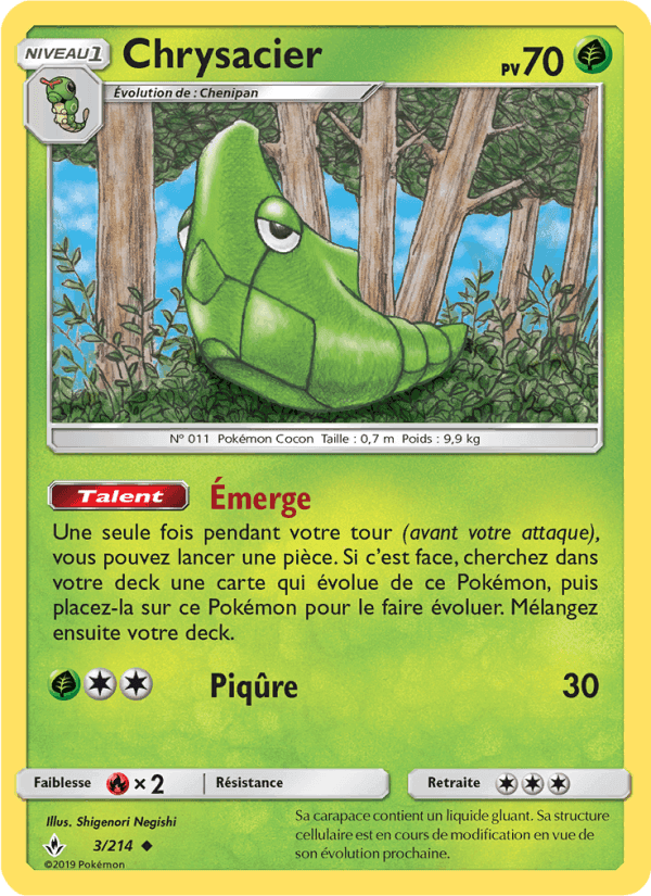 Chrysacier, carte 3 de Alliance Infaillible