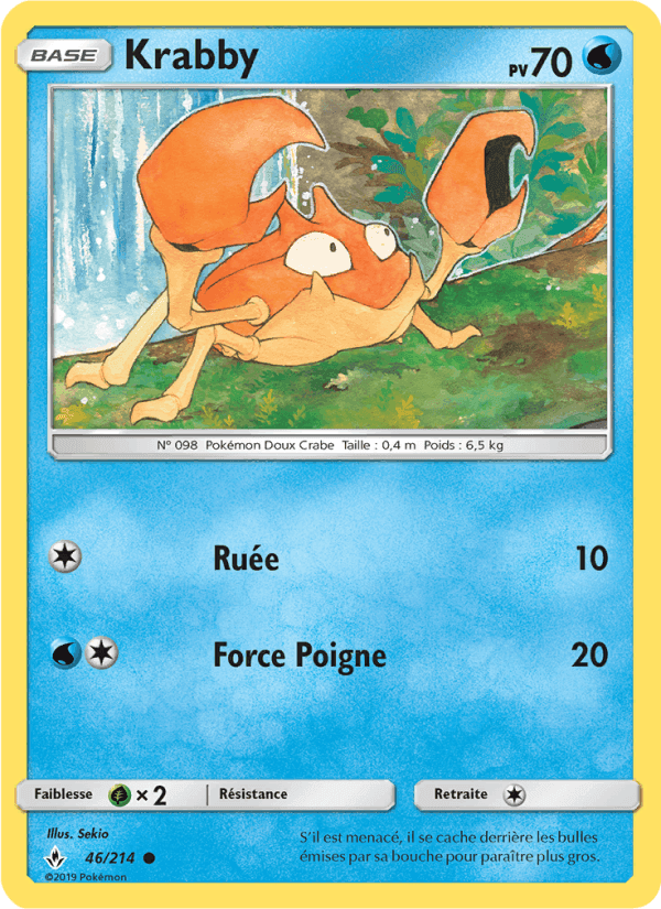 Krabby, carte 46 de Alliance Infaillible