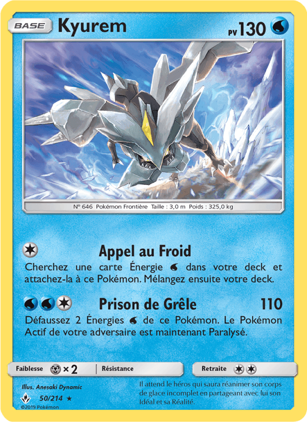Kyurem, carte 50 de Alliance Infaillible