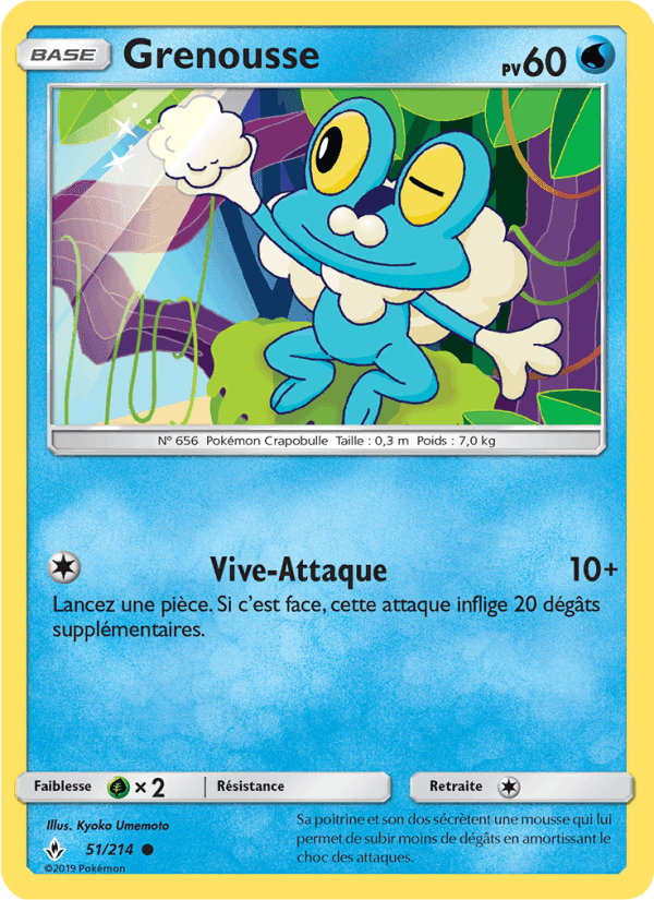 Grenousse, carte 51 de Alliance Infaillible