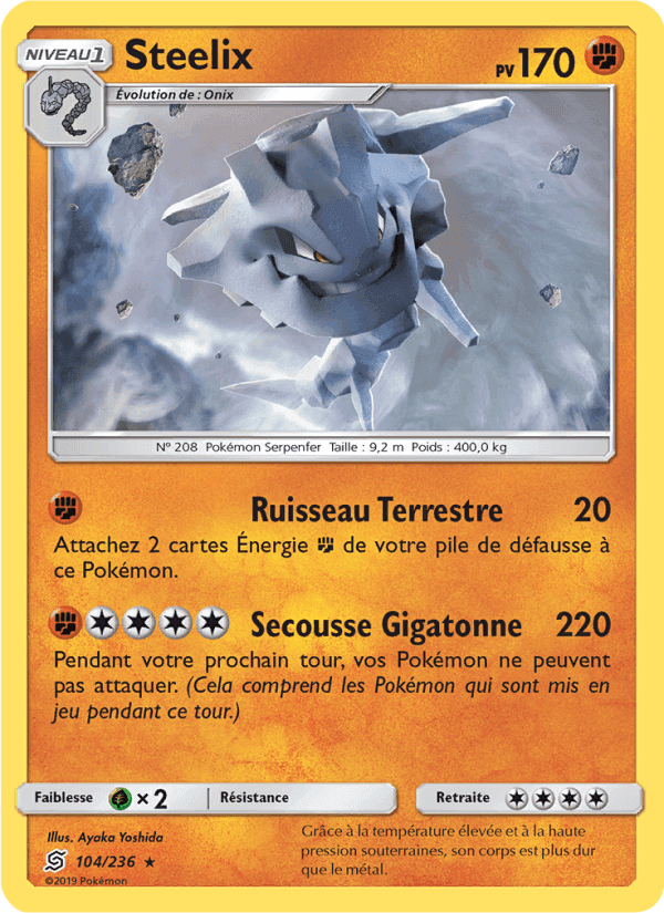 Steelix, carta 104 di Harmonie des Esprits