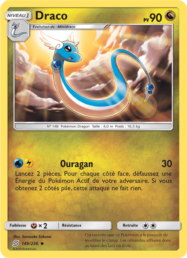 Draco, card 149 from Harmonie des Esprits