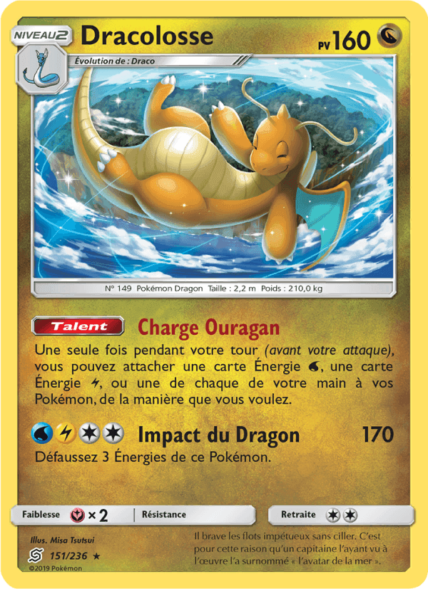 Dracolosse, carte 151 de Harmonie des Esprits