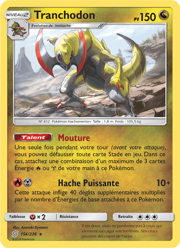 Tranchodon, carta 156 de Harmonie des Esprits