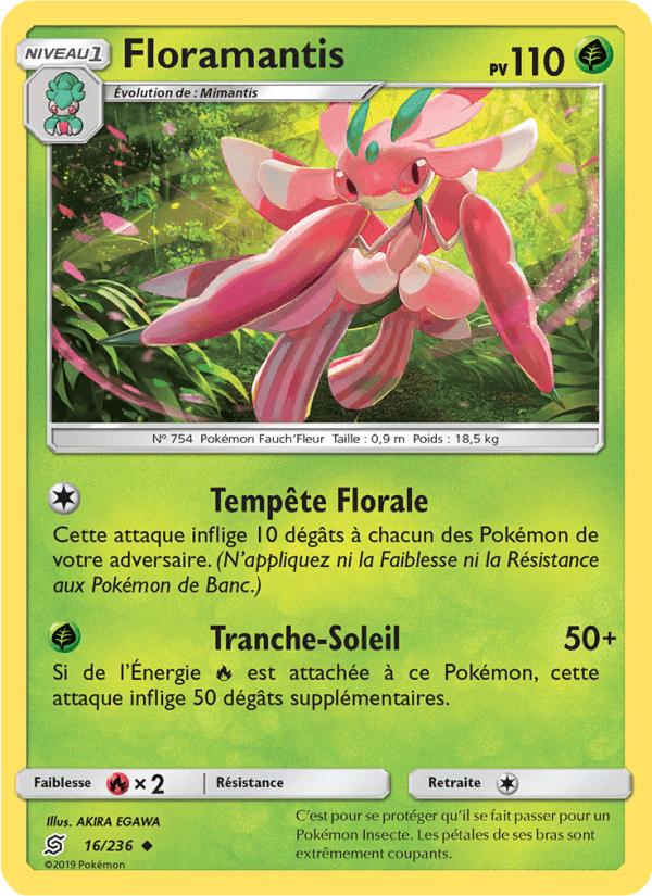 Floramantis, carte 16 de Harmonie des Esprits