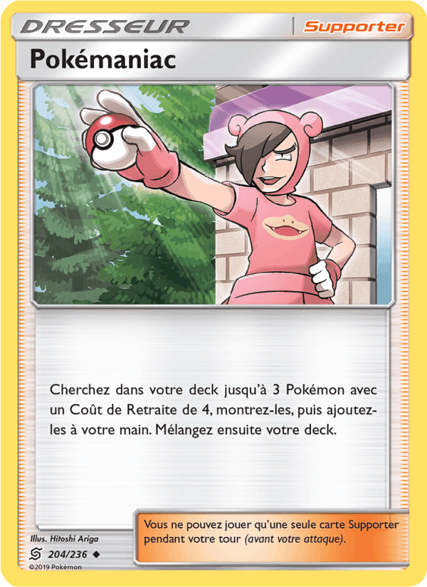 Pokémaniac, card 204 from Harmonie des Esprits